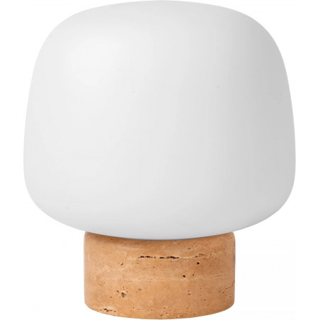 Lampa stołowa Lucide Anston - Szkło, Trawertyn | Kup online