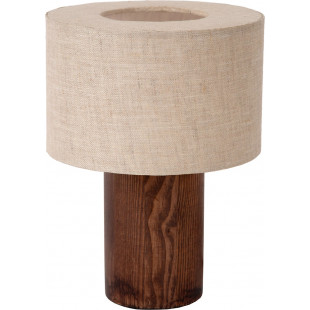 Lampa stołowa japandi drewniana Tachina | Lucide