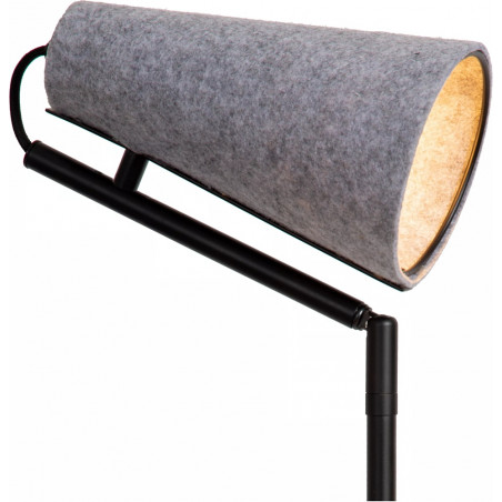 Lampa stołowa szara Lucide Bensen | Nowoczesne oświetlenie
