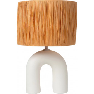 Lampa Boho Ronda - Rattan i Porcelana | Lucide