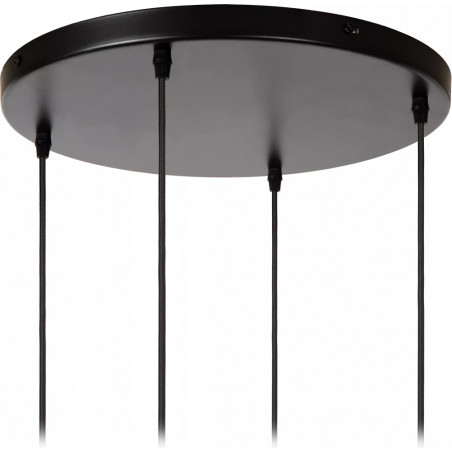 Lampa wisząca Cinzia | Biała porcelana, 3 punkty | Lucide