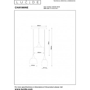 Lampa wisząca Chayanne | Lucide | Nowoczesny design