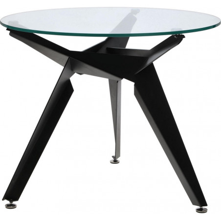 Stół szklany okrągły Troy 90cm - Intesi | Elegancki design
