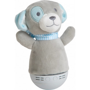 Lampka Nocna Dolly Dog Lucide - Muzyka, LED, Szara