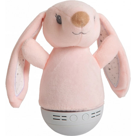 Lampka nocna Dolly Bunny Lucide - Różowa, z muzyką | Sklep z lampami