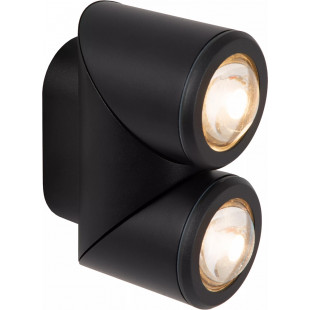 Kinkiet zewnętrzny Erin II LED czarny | Lucide