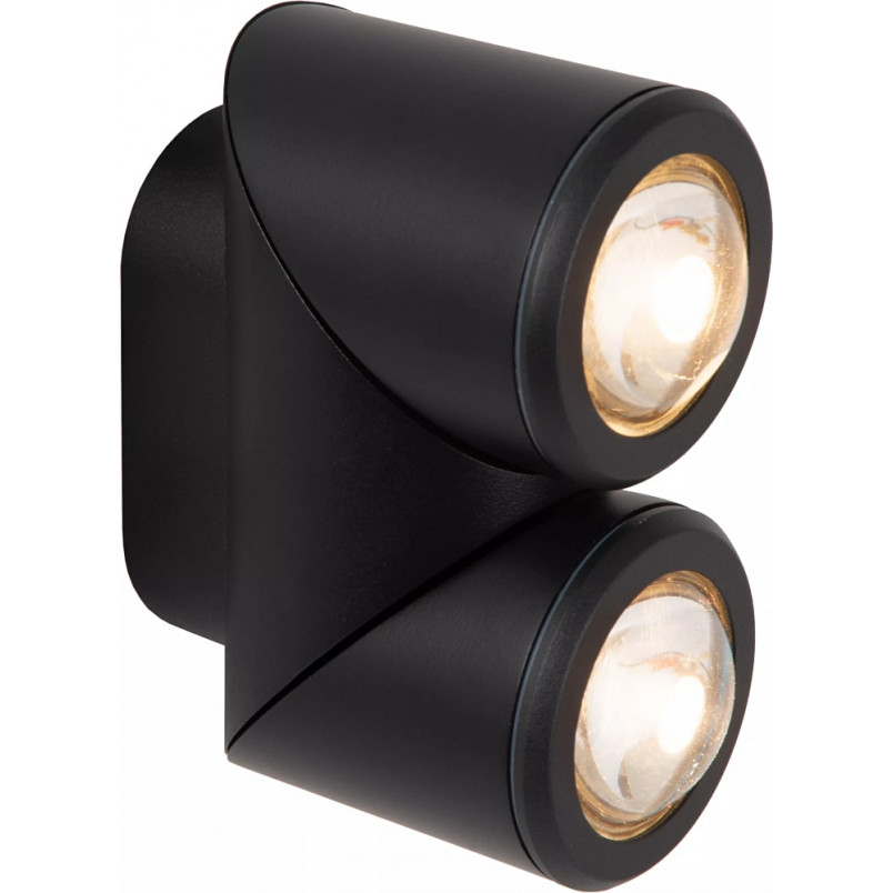 Kinkiet zewnętrzny Erin II LED czarny | Lucide