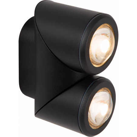 Kinkiet zewnętrzny Erin II LED czarny | Lucide
