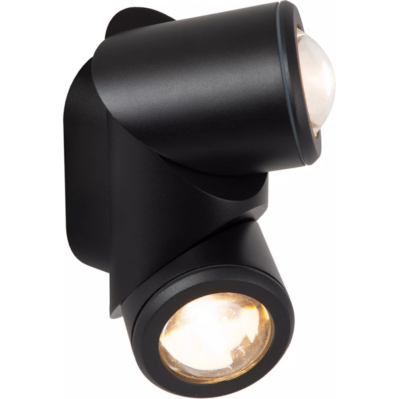 Kinkiet zewnętrzny Erin II LED czarny | Lucide