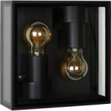 Kinkiet zewnętrzny Lucide Dukan II czarny - E27, IP65