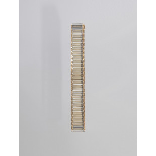 Kinkiet kryształowy glamour Queen LED II 60cm przeźroczysty / złoty