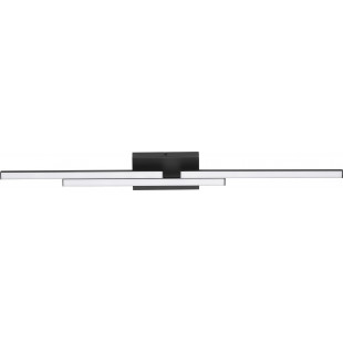Kinkiet nad lustro w łazience Modernos LED 96,5cm czarny mat