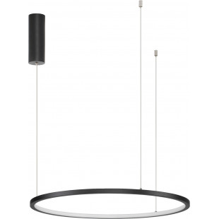 Lampa wisząca nowoczesna okrągła Cirkel LED 60cm czarna
