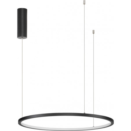 Lampa wisząca Cirkel LED | Nowoczesna lampa okrągła czarna
