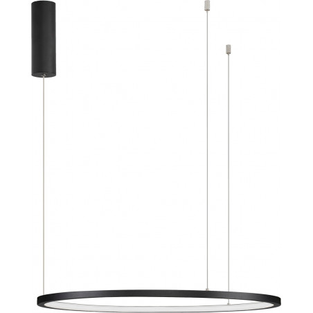 Lampa wisząca Cirkel LED | Nowoczesna lampa okrągła czarna