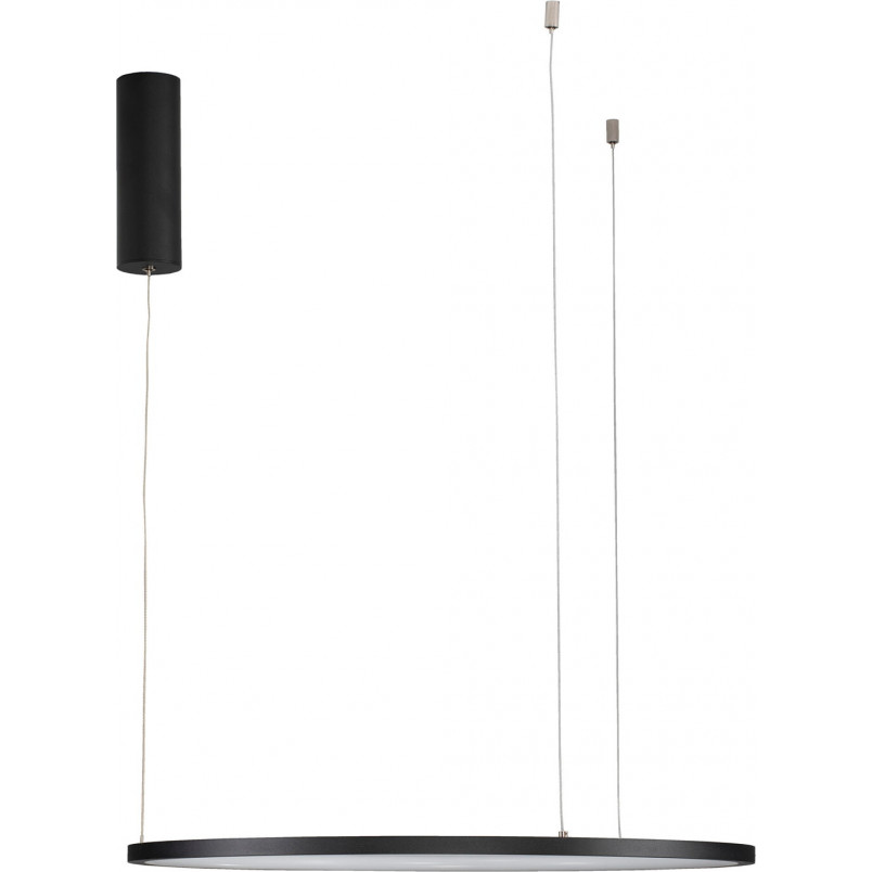 Lampa wisząca Cirkel LED | Nowoczesna lampa okrągła czarna