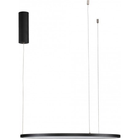 Lampa wisząca Cirkel LED | Nowoczesna lampa okrągła czarna