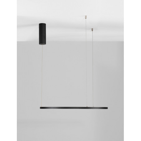 Lampa wisząca Cirkel LED | Nowoczesna lampa okrągła czarna