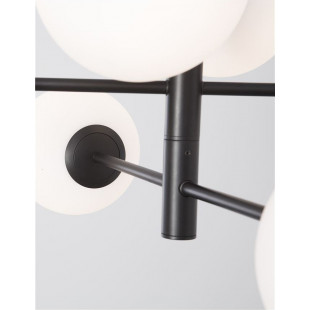 Lampa wisząca Bola VI - szkło biało-czarne | Decolab24