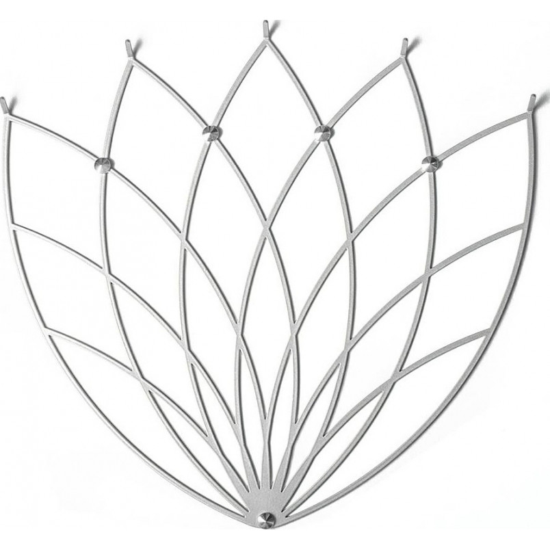 Wieszak ścienny Lotos M biały - Polyhedra | Elegancki design