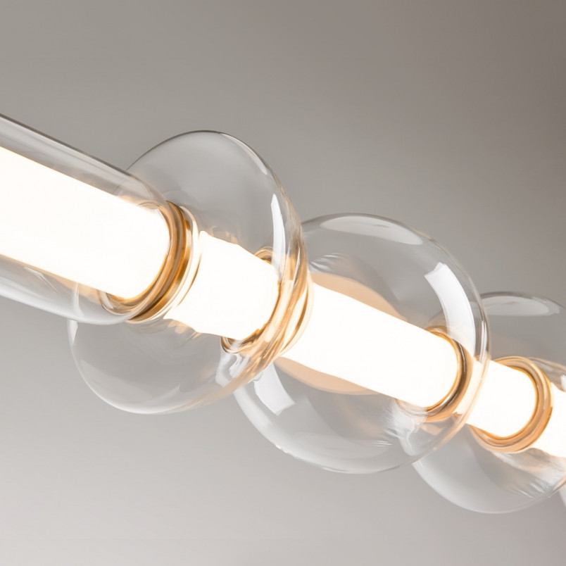 Lampa Wisząca Cosmo LED Maytoni - Szkło, Mosiądz | Kup Teraz