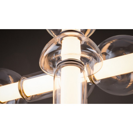 Lampa Wisząca Cosmo LED Maytoni - Szkło, Mosiądz | Kup Teraz