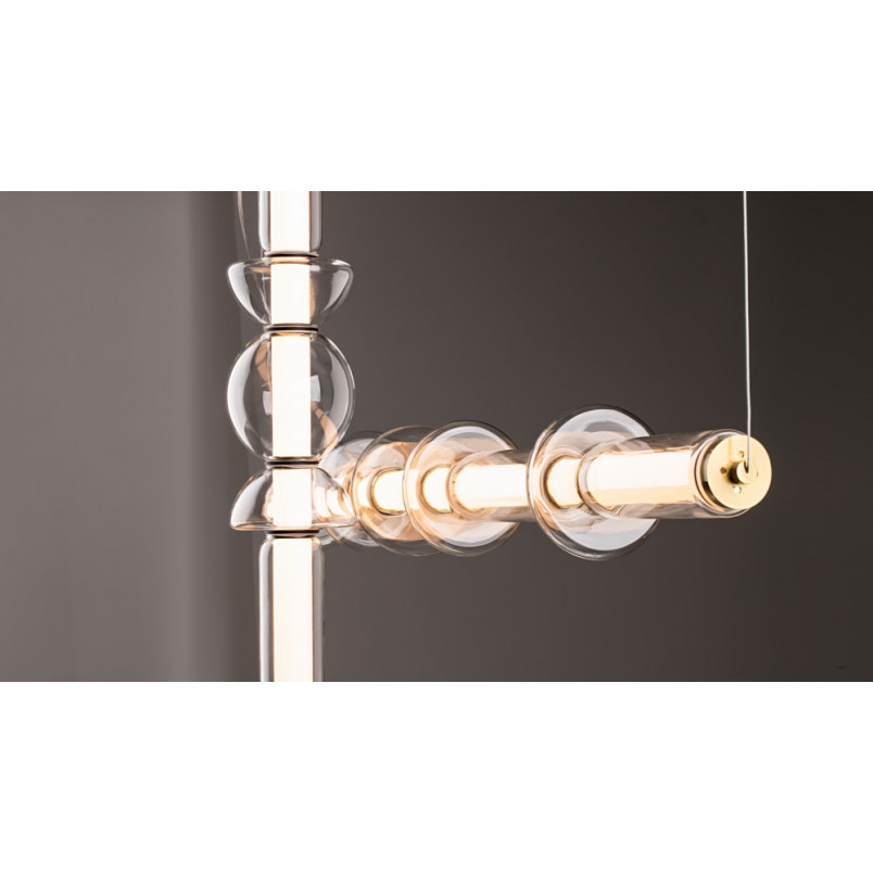 Lampa Wisząca Cosmo LED Maytoni - Szkło, Mosiądz | Kup Teraz