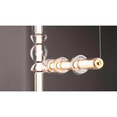 Lampa Wisząca Cosmo LED Maytoni - Szkło, Mosiądz | Kup Teraz