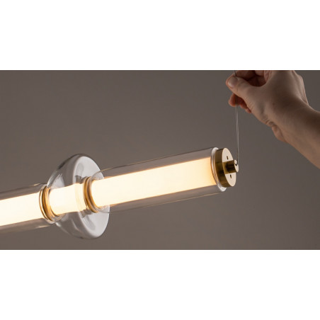Lampa Wisząca Cosmo LED Maytoni - Szkło, Mosiądz | Kup Teraz