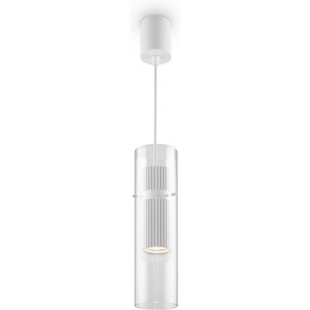 Lampa wisząca szklana biała Maytoni Dynamics | Elegancki design