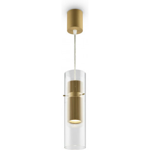 Lampa wisząca Dynamics Maytoni - Złoty klosz, Szkło | Sklep z lampami