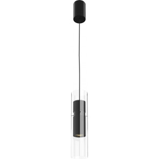 Lampa wisząca Dynamics Maytoni | Czarna, szklana, GU10