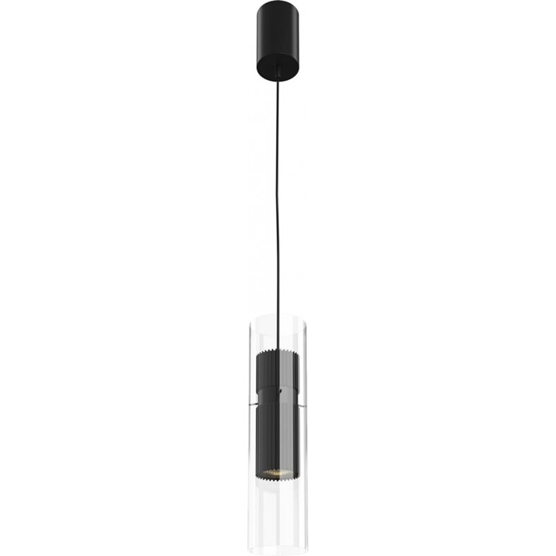 Lampa wisząca Dynamics Maytoni | Czarna, szklana, GU10