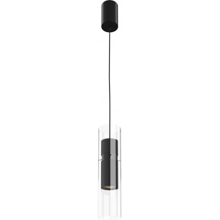 Lampa wisząca Dynamics Maytoni | Czarna, szklana, GU10