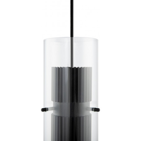 Lampa wisząca Dynamics Maytoni | Czarna, szklana, GU10