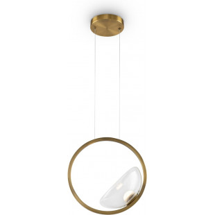 Lampa wisząca Lunare Maytoni: Szkło, Mosiądz, LED | Sklep z Lampami