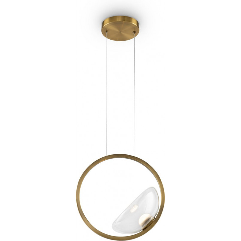Lampa wisząca Lunare Maytoni: Szkło, Mosiądz, LED | Sklep z Lampami