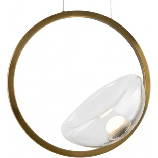 Lampa wisząca Lunare Maytoni: Szkło, Mosiądz, LED | Sklep z Lampami