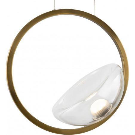 Lampa wisząca Lunare Maytoni: Szkło, Mosiądz, LED | Sklep z Lampami