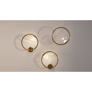 Lampa wisząca Lunare Maytoni: Szkło, Mosiądz, LED | Sklep z Lampami