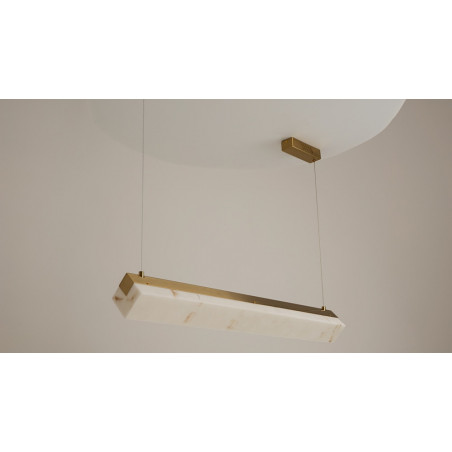 Lampa wisząca Petra LED Maytoni | Marmurowy design