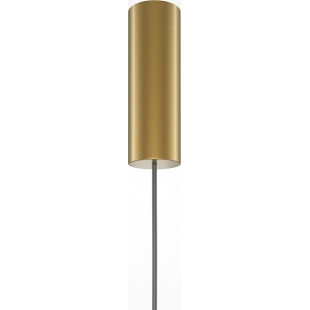 Lampa wisząca Japandi Kyoto Maytoni | Biało-złota, LED 22cm