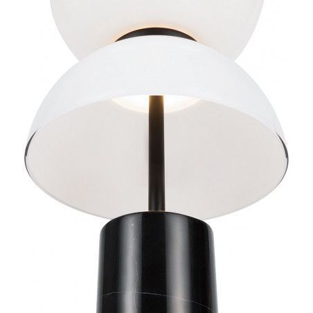 Lampa stołowa Japandi Kyoto Maytoni | Biało-czarna, Marmurowa
