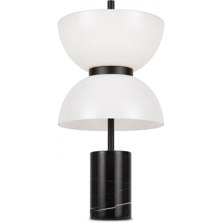 Lampa stołowa Japandi Kyoto Maytoni | Biało-czarna, Marmurowa