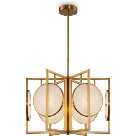 Lampa wisząca Marmo Maytoni - Mosiądz, Alabaster | Sklep z Lampami