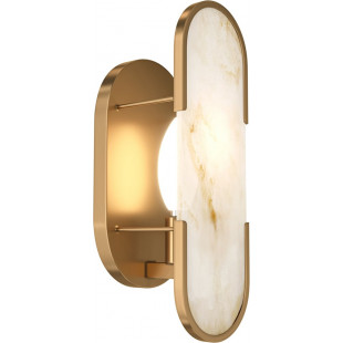 Kinkiet Vintage Marmo Maytoni | Alabaster, Mosiądz | Sklep Lamp