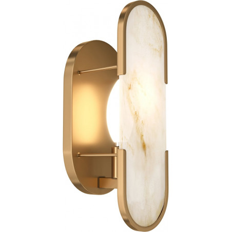 Kinkiet Vintage Marmo Maytoni | Alabaster, Mosiądz | Sklep Lamp