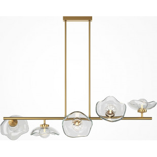 Lampa wisząca Miracle Maytoni | Szkło, Mosiądz, 110cm