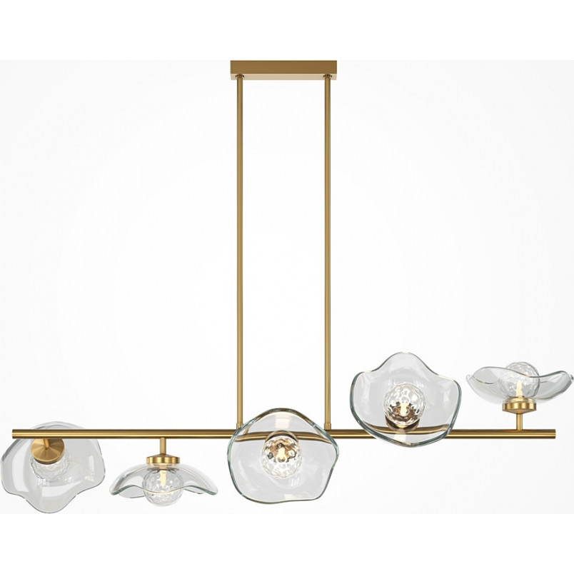 Lampa wisząca Miracle Maytoni | Szkło, Mosiądz, 110cm