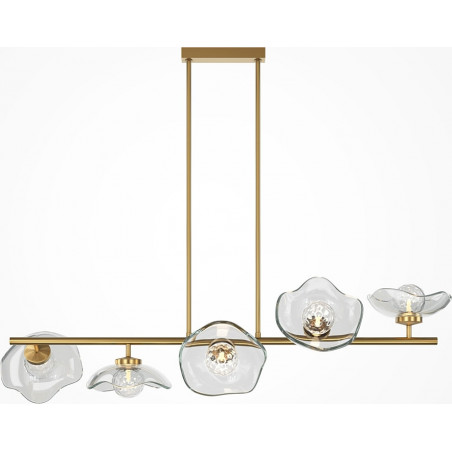 Lampa wisząca Miracle Maytoni | Szkło, Mosiądz, 110cm